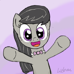 Size: 1000x1000 | Tagged: safe, artist:cyborgsquid, octavia melody, earth pony, pony, g4, female, hug, solo