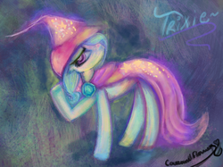 Size: 900x672 | Tagged: safe, artist:caramelflower, trixie, pony, unicorn, g4