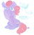 Size: 851x883 | Tagged: artist needed, safe, pinkie pie, earth pony, pony, g4, cloud, female, simple background, solo, transparent background