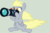 Size: 721x480 | Tagged: safe, artist:tamalesyatole, derpy hooves, pegasus, pony, g4, camera, female, gray background, mare, simple background, solo