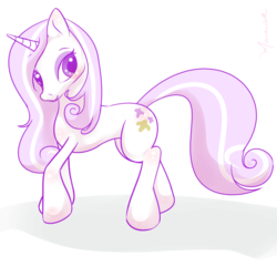 Size: 900x900 | Tagged: safe, artist:maverick, fleur-de-lis, pony, g4, concave belly, female, solo