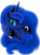 Size: 1455x1956 | Tagged: safe, artist:paintrolleire, princess luna, pony, g4, female, simple background, solo