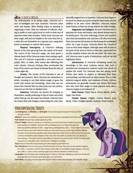 Size: 804x1044 | Tagged: safe, artist:fightingfire, twilight sparkle, pony, unicorn, ponyfinder, g4, butt, dungeons and dragons, pathfinder, pen and paper rpg, plot, rpg, tabletop game, unicorn twilight, wall of text
