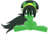 Size: 900x616 | Tagged: safe, artist:perma-banned, pony, avatar the last airbender, ponified, simple background, solo, toph bei fong, transparent background