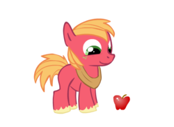 Size: 550x400 | Tagged: safe, artist:christheponyguy, big macintosh, earth pony, pony, g4, colt, male, simple background, solo, stallion, transparent background