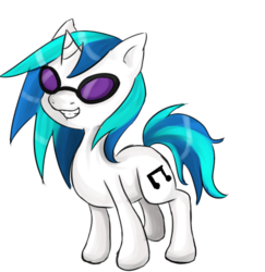 Size: 424x437 | Tagged: safe, artist:melipuffles, dj pon-3, vinyl scratch, pony, unicorn, g4, simple background, solo, transparent background