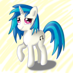 Size: 1000x1000 | Tagged: safe, artist:doipyhoovez, dj pon-3, vinyl scratch, pony, g4, female, solo