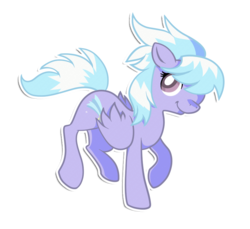 Size: 875x803 | Tagged: safe, artist:cappydarn, cloudchaser, pegasus, pony, g4, female, mare, outline, simple background, smiling, solo, transparent background