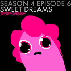 Size: 800x800 | Tagged: dead source, safe, artist:netherlips, pinkie pie, g4, 1000 hours in ms paint, black background, creepy, eye wrinkles, magenta eyes, missing ear, pink coat, pink fur, pink hair, pink mane, simple background, stylistic suck, text, thousand yard stare, unnerving, unnerving stare, wat, wrong eye color