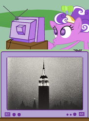 Size: 563x771 | Tagged: safe, screwball, pony, g4, andy warhol, empire, empire state building, exploitable meme, meme, tv meme