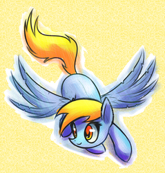 Size: 1914x2000 | Tagged: safe, artist:mister-markers, derpy hooves, pegasus, pony, g4, female, mare, solo