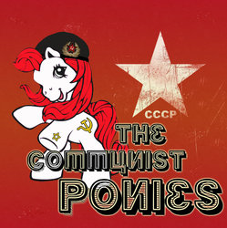 Size: 900x902 | Tagged: dead source, safe, artist:t0fu-kun, oc, oc only, g3, communism, fake cyrillic, must crush capitalism, rearing, soviet, soviet union, stock vector