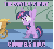 Size: 387x362 | Tagged: safe, edit, edited screencap, screencap, twilight sparkle, pony, g4, the cutie mark chronicles, animated, bipedal, blank flank, cropped, exorcism, exorcist, female, filly, filly twilight sparkle, foal, gif, image macro, purple text, solo, the exorcist, younger