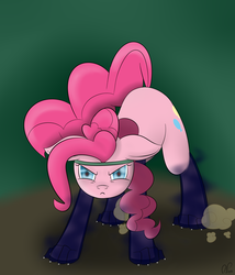 Size: 1500x1750 | Tagged: safe, artist:terra-aquis, pinkie pie, earth pony, pony, g4, claws, solo