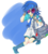 Size: 1165x1285 | Tagged: dead source, safe, artist:applestems, dj pon-3, vinyl scratch, human, g4, boots, clothes, female, gloves, headphones, humanized, necktie, red eyes, shoes, shoulder bag, simple background, solo, transparent background