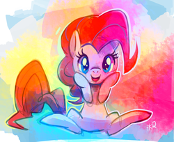 Size: 1280x1042 | Tagged: safe, artist:purplekecleon, pinkie pie, earth pony, pony, g4, female, solo