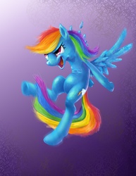 Size: 1224x1584 | Tagged: safe, artist:ruffu, rainbow dash, pony, g4, female, solo