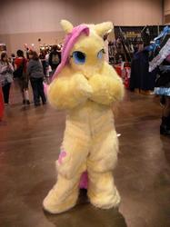 Size: 500x667 | Tagged: safe, fluttershy, human, g4, cosplay, fursuit, indoors, irl, irl human, photo