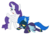 Size: 1624x1137 | Tagged: dead source, safe, artist:dotrook, nightshade, rarity, pegasus, pony, unicorn, g4, clothes, costume, duo, duo female, female, goggles, mare, missing cutie mark, sad, shadowbolts, shadowbolts uniform, simple background, transparent background