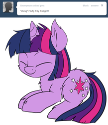 Size: 650x749 | Tagged: safe, artist:lustrous-dreams, twilight sparkle, ask filly twilight, g4, ask, chest fluff, cute, filly, filly twilight sparkle, fluffy, foal, smiling