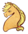 Size: 670x790 | Tagged: safe, artist:azravasz, applejack, earth pony, pony, g4, bust, female, portrait, profile, simple background, solo