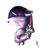 Size: 755x852 | Tagged: safe, artist:thorheim, smarty pants, twilight sparkle, g4, cute, twiabetes