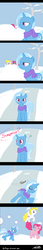 Size: 662x3882 | Tagged: safe, artist:theparagon, pinkie pie, surprise, trixie, g1, g4, comic, g1 to g4, generation leap, snow
