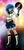 Size: 990x2070 | Tagged: safe, artist:glancojusticar, dj pon-3, vinyl scratch, human, g4, boots, clothes, female, fingerless gloves, gloves, headphones, high heel boots, humanized, midriff, platform boots, pointed breasts, record, shoes, shorts, sleeveless, solo