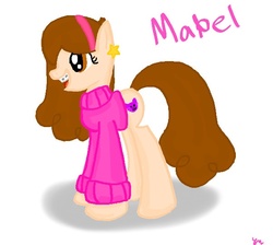 Size: 602x540 | Tagged: safe, artist:sketchypony123, gravity falls, mabel pines, male, ponified