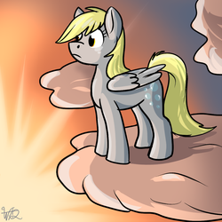 Size: 813x813 | Tagged: safe, artist:wolfy-t, derpy hooves, pegasus, pony, g4, female, mare, solo