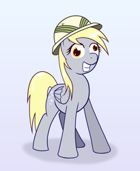 Size: 1375x1674 | Tagged: safe, artist:helhoof, daring do, derpy hooves, pegasus, pony, g4, female, hat, mare, solo