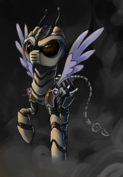 Size: 600x862 | Tagged: safe, artist:olafski, oc, oc only, fallout equestria, enclave, grand pegasus enclave