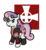 Size: 592x638 | Tagged: safe, artist:rydelfox, sweetie belle, pony, unicorn, g4, crossover, female, filly, foal, gun, magic, simple background, solo, templars, the secret world, transparent background, weapon