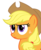 Size: 434x528 | Tagged: safe, applejack, earth pony, pony, g4, eyes, female, simple background, solo