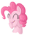 Size: 1167x1373 | Tagged: safe, artist:twiddlechimp, pinkie pie, earth pony, pony, g4, cute, diapinkes, eyes closed, female, happy, open mouth, smiling, solo