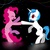 Size: 2222x2222 | Tagged: safe, artist:jacky-bunny, dj pon-3, pinkie pie, vinyl scratch, pony, g4, bipedal, dancing, high res