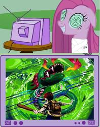 Size: 581x737 | Tagged: safe, pinkie pie, earth pony, pony, g4, earthbound, exploitable meme, meme, pinkamena diane pie, tv meme