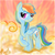 Size: 2000x2000 | Tagged: safe, artist:fuutachimaru, rainbow dash, pony, g4, female, high res, solo