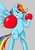 Size: 700x990 | Tagged: safe, artist:diasfox, rainbow dash, pegasus, pony, g4, boxing, boxing gloves, female, quadrupedal, solo