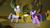 Size: 853x471 | Tagged: safe, screencap, twilight sparkle, zecora, pony, zebra, bridle gossip, g4, season 1, ei, frown, gritted teeth, hub logo, mexico, smiling, twilight flopple, wat, youtube caption