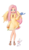 Size: 1233x2151 | Tagged: safe, artist:angriestangryartist, angel bunny, fluttershy, human, rabbit, g4, animal, anime, clothes, dress, female, humanized, sandals, simple background, transparent background