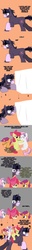 Size: 810x6400 | Tagged: safe, artist:nicktoonhero, apple bloom, scootaloo, sweetie belle, twilight sparkle, twilight unbound, vocational death cruise, g4, cutie mark crusaders, tumblr, werelight shine