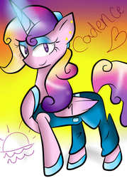 Size: 744x1037 | Tagged: safe, artist:voidless-rogue, princess cadance, pony, g4, clothes, female, solo