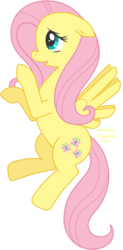 Size: 413x840 | Tagged: safe, artist:arastane-siryphia, fluttershy, pegasus, pony, g4, female, floppy ears, mare, profile, simple background, solo, spread wings, transparent background, wings