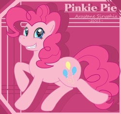 Size: 669x629 | Tagged: safe, artist:arastane-siryphia, pinkie pie, earth pony, pony, g4, female, solo