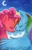 Size: 647x1000 | Tagged: dead source, safe, artist:jacky-bunny, pinkie pie, rainbow dash, earth pony, pegasus, pony, g4, female, lesbian, mare, moon, night, ship:pinkiedash, shipping, stars