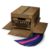 Size: 600x600 | Tagged: safe, artist:cosmicunicorn, twilight sparkle, g4, ambiguous gender, box, cardboard box, implied pony, konami, metal gear, no pony, simple background, solo, transparent background