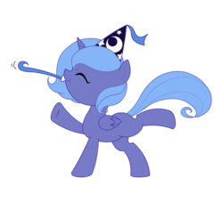 Size: 1100x1000 | Tagged: safe, artist:jdan-s, princess luna, alicorn, pony, g4, female, filly, foal, simple background, solo, transparent background, woona