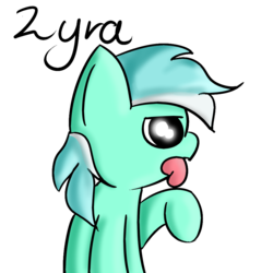 Size: 1000x1000 | Tagged: dead source, safe, artist:fimirae, lyra heartstrings, pony, unicorn, g4, bust, female, licking, simple background, solo, tongue out, transparent background