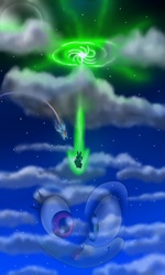 Size: 1800x3000 | Tagged: safe, artist:sweecrue, rainbow dash, fanfic:the speed of sound, g4, crossover, fanfic, fanfic art, male, sonic the hedgehog, sonic the hedgehog (series)